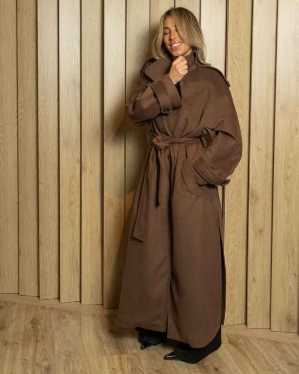 MOCHA EMBRACE COAT