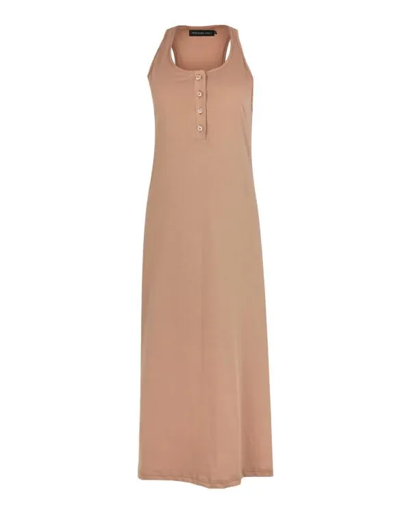 RIVIERA TANK DRESS - SAND