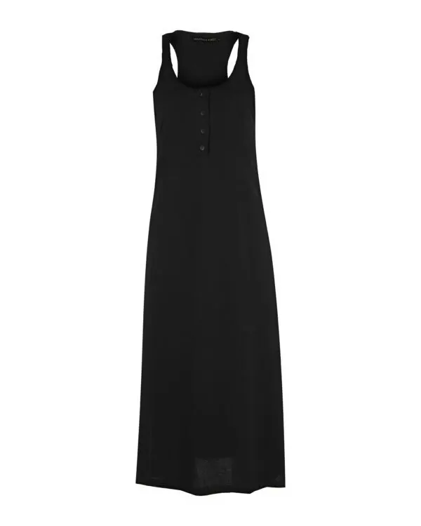 RIVIERA TANK DRESS - NOIR
