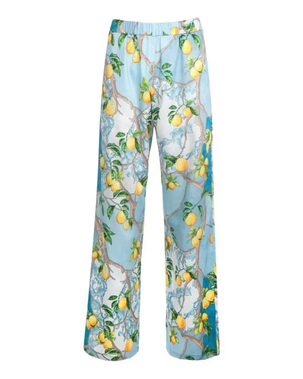 CITRUS SPELL PANTS - LEMON SKY