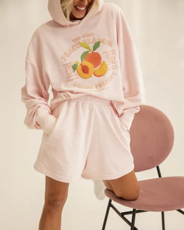 PINK SWEAT SHORTS