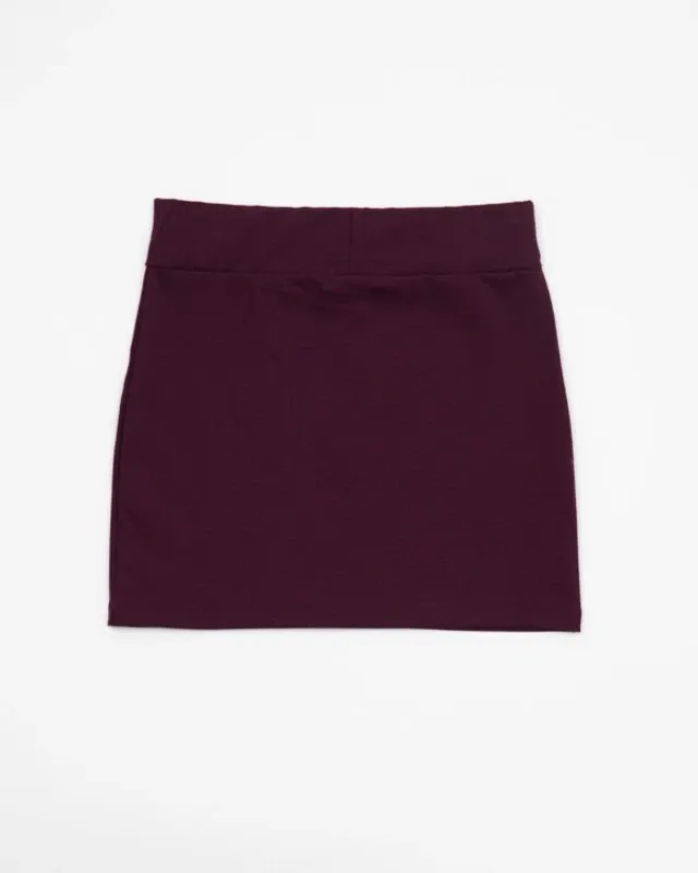 BORDEAUX MINI SKIRT