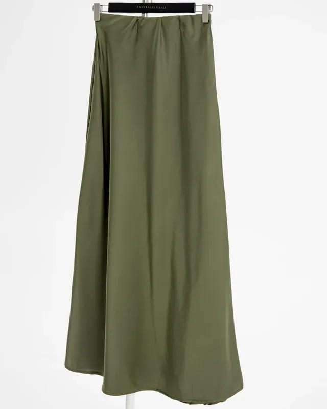OLIVE MAXI SKIRT