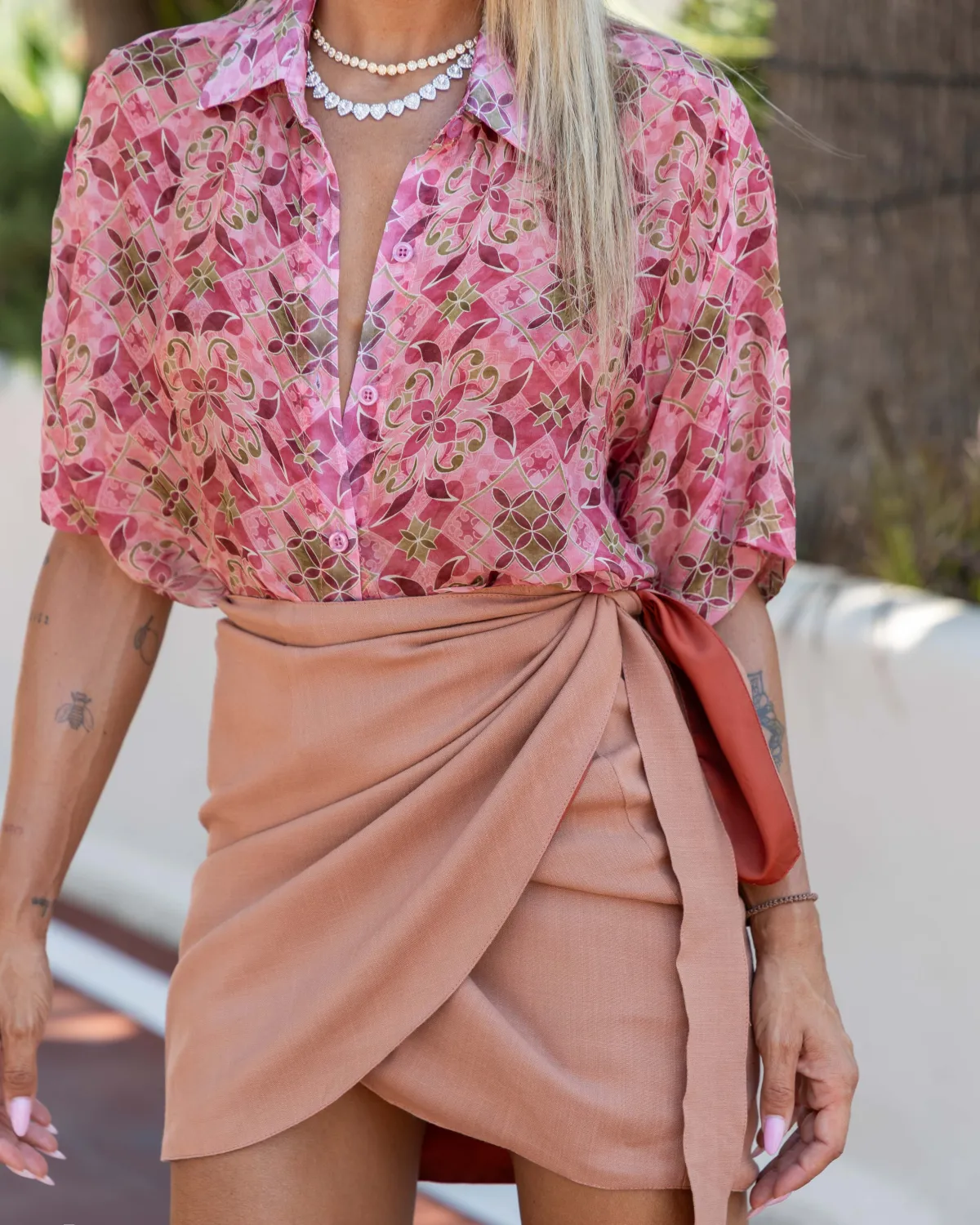 PESCA WRAP SKIRT