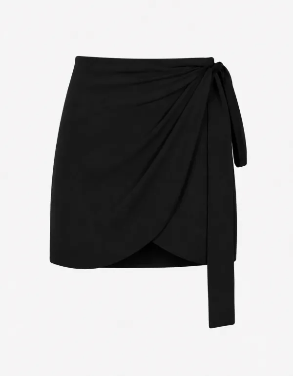 NERO WRAP SKIRT