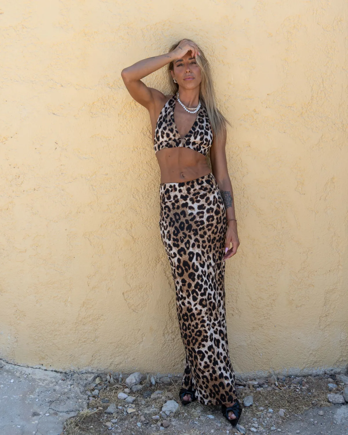 FORMA MAXI SKIRT – LEOPARDO