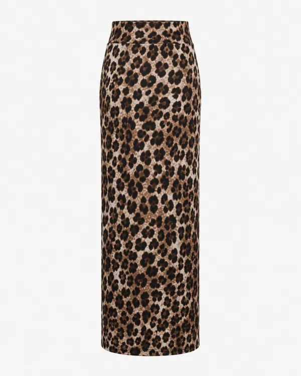 FORMA MAXI SKIRT – LEOPARDO