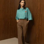 DEAR SELF TEE TEAL – Teal oversized T-shirt με μήνυμα ενσυναίσθησης