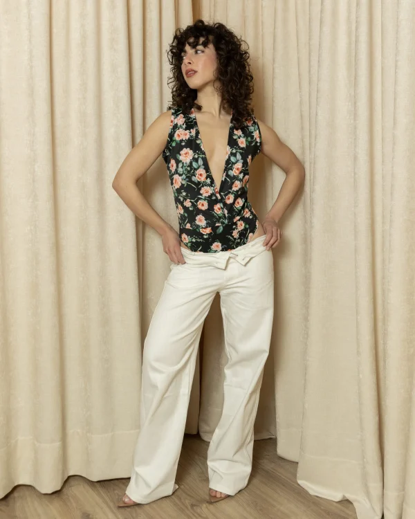 PEACH BLOOM BODYSUIT - Image 2