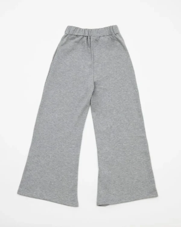 GREY WIDE LEG SWEATPANTS - Image 2