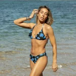 BLUE INFERNO V-CUT BIKINI