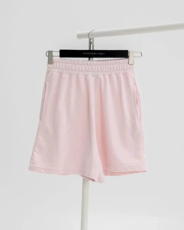 PINK SWEAT SHORTS - Image 3