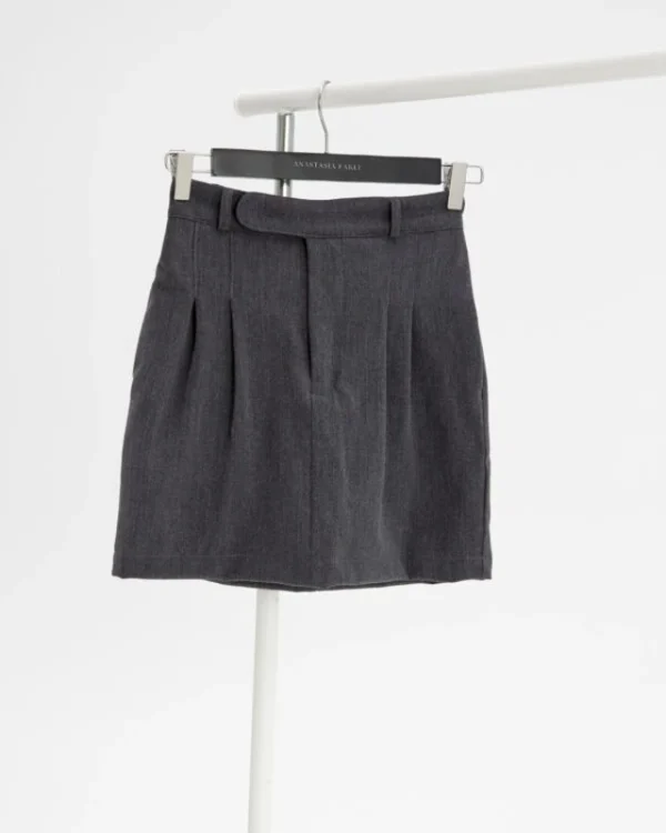 SHARP GREY SKIRT - Image 3