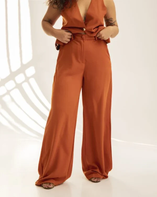 BURNT AMBER PANTS - Image 2