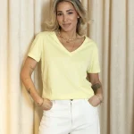 VIBE TEE LIGHT YELLOW
