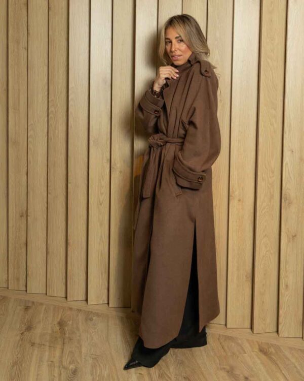 MOCHA EMBRACE COAT - Image 2