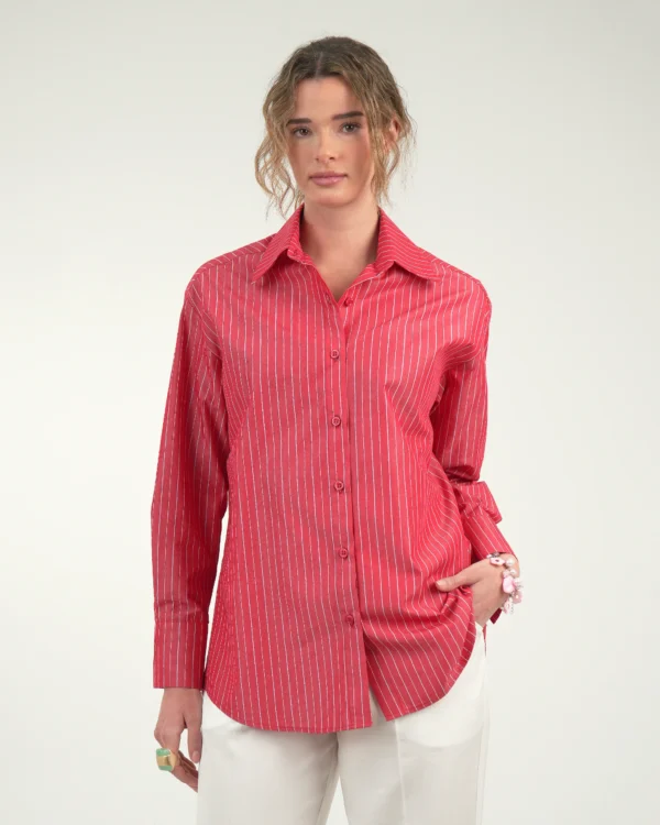 AMARENA STRIPED SHIRT - Image 5