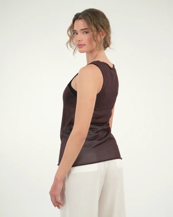 ARIA TOP – BURGUNDY - Image 2